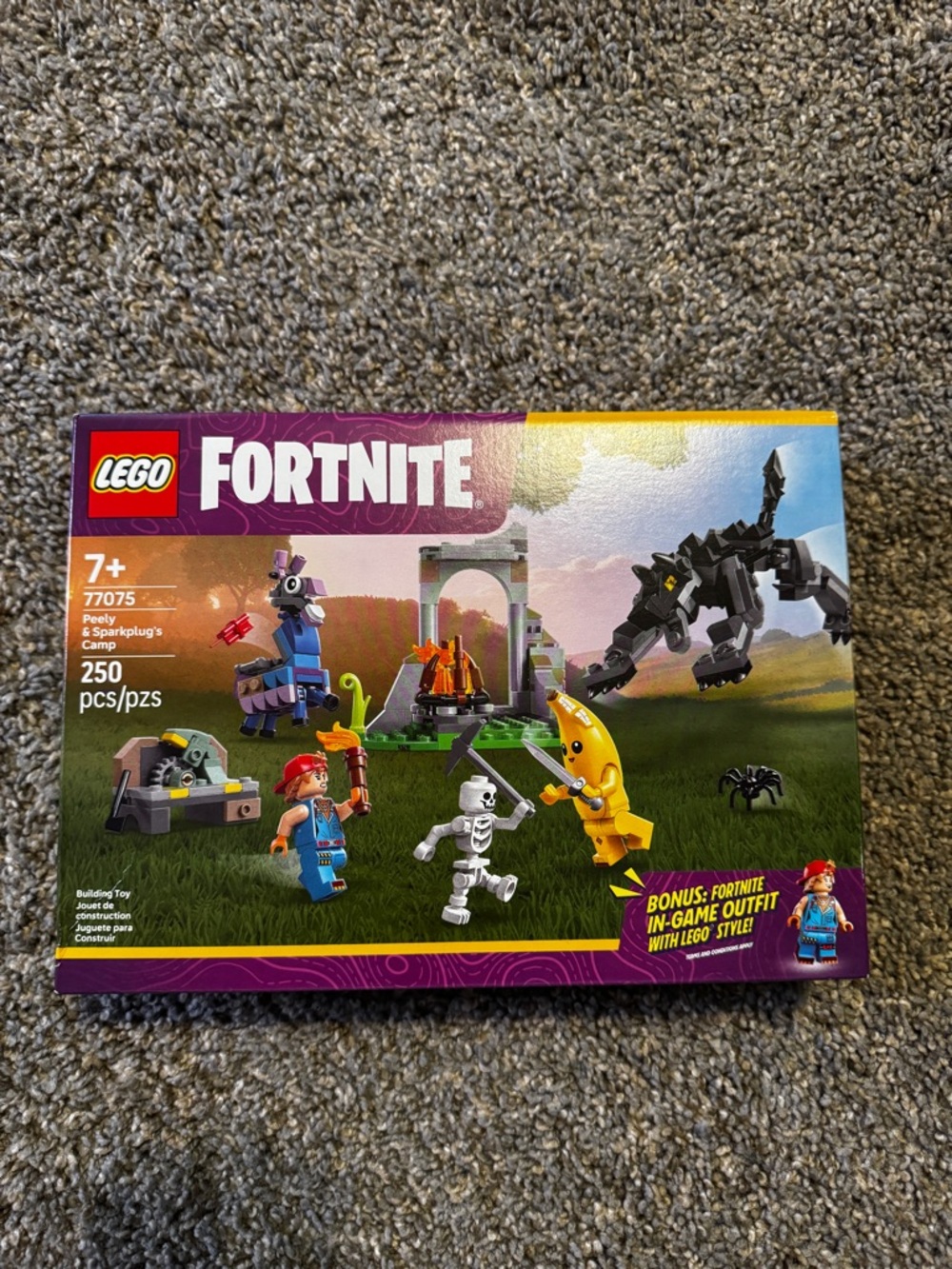 LEGO Fortnite Peely & Sparkplug’s Camp Kids Toy
